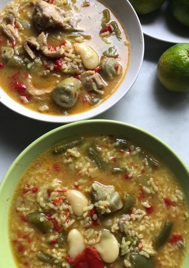 Una foto de Arroz caldoso para animarse!! 😁