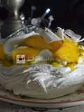 Pavlova individuelle coco mangue passion