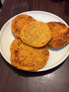 Una foto de Hamburguesas de garbanzos🧡