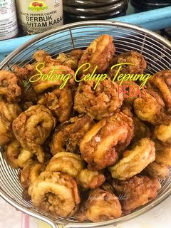 Gambar Sotong Celup Tepung Pedas
