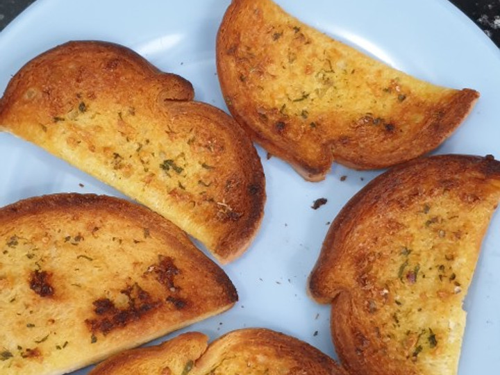 Anti Ribet, Membuat Garlic Bread Roti Tawar Pan Yang Enak