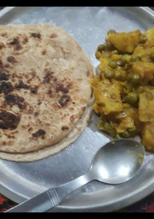 आलू मटर पत्ता गोभी की सब्जी (Aloo matar pattagobhi ki sabzi recipe in hindi) रेसिपी मुख्य फोटो