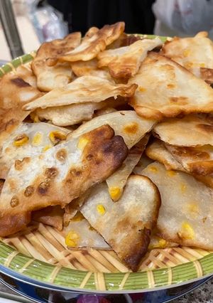 Hình của món Bánh ngô rán siêu dễ.