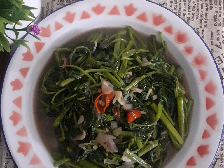 Langkah Gampang Membuat Resep Tumis kangkung saus tiram yang Sempurna Anti Ribet, Lezat