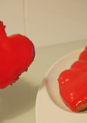 Foto principal de Galletas de almendra crujientes para San valentín