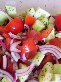 Gyors nyári saláta🍅🥒🧅🥗 recept fotója