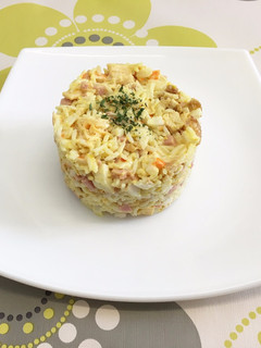 Una foto de Ensalada tres delicias con mayonesa de mostaza