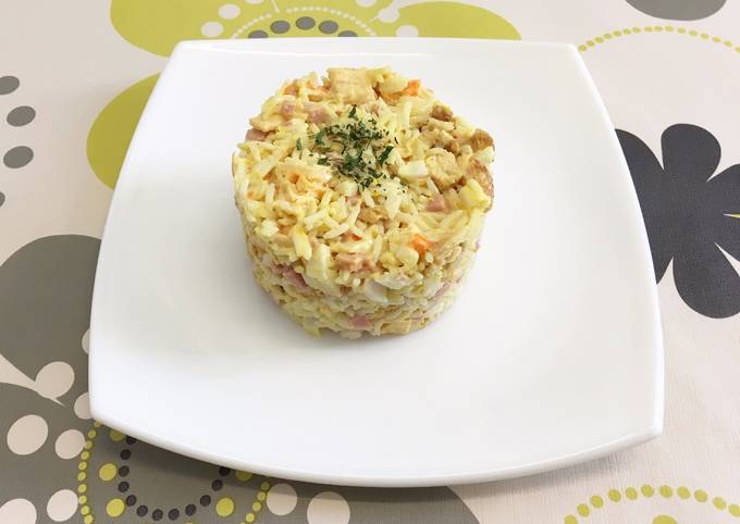 Ensalada de arroz tres delicias