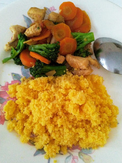 Foto resep Nasi jagung tumis brokoli
