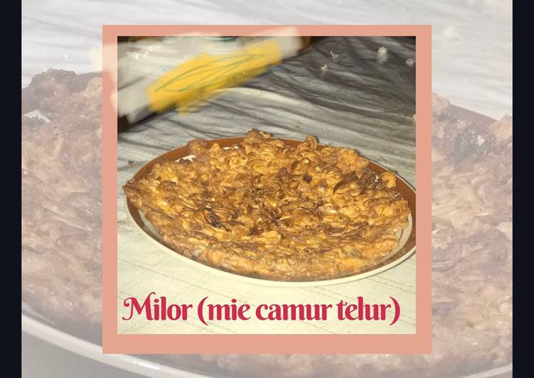  Resep  Milor mie campur  telur  praktis oleh sri khasanah 