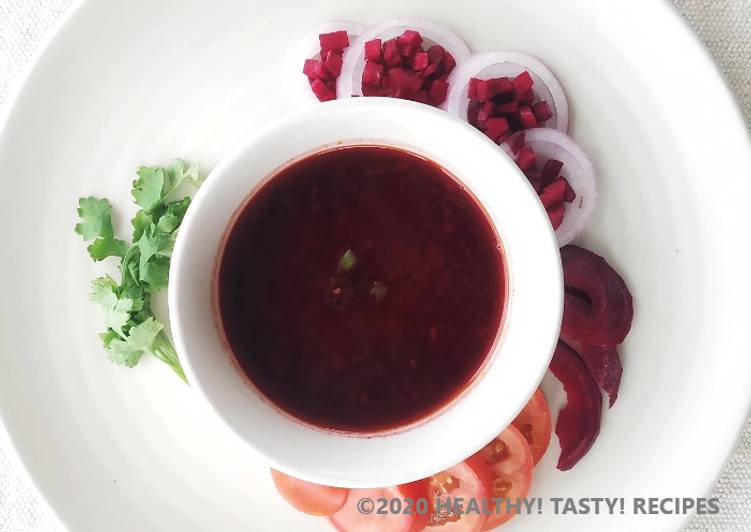 Simple Way to Prepare Homemade Beetroot Soup