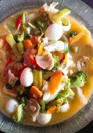 Foto resep Capcay telur puyuh