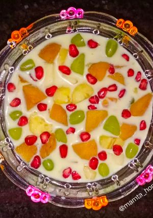 A picture of Farali Fruit Custard.