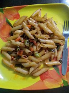 ভেজিটেবল পাস্তা (vegetable pasta recipe in Bengali) রেসিপির প্রধান ছবি