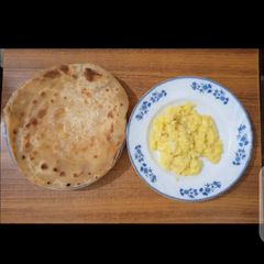 Meetha Anda with Paratha A picture of Meetha Anda with Paratha.