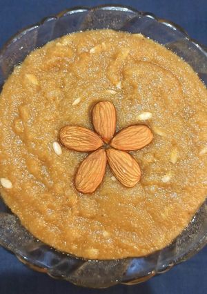 A picture of Badam Halwa Recipe | Delicious Almond Halwa Recipe.