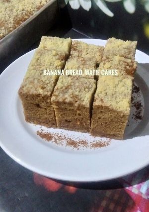 Foto resep Banana bread with crumble