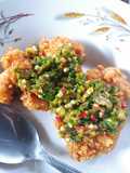 Ayam katsu geprek