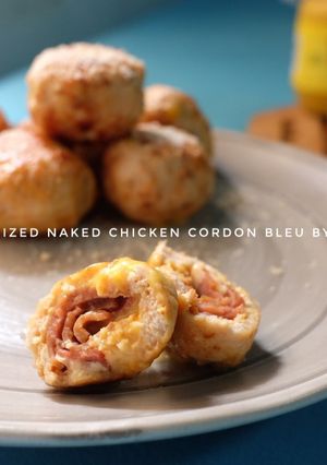Foto resep Bite-sized Naked Chicken Cordon Bleu #ketopad_cp_savorysnack