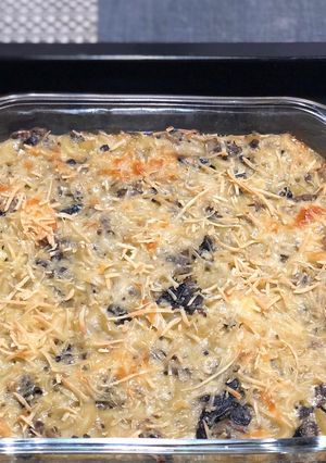 Foto resep Macaroni and Mushroom Schotel ala Mak Kalun