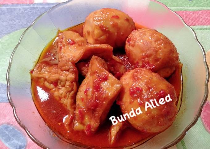 Resep: 1. Tahu Telur Bumbu Bali Enak Dan Mudah