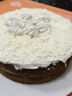 Foto resep Chocolate cake with coffee whipped cream