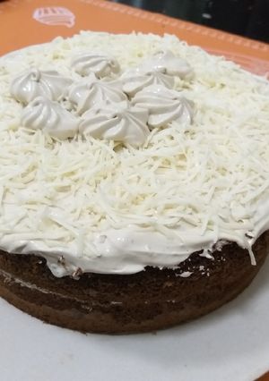 Foto resep Chocolate cake with coffee whipped cream