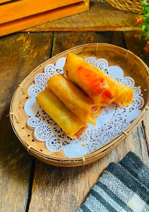 Foto resep Lumpia Telur Pedas (Saus Sambal)