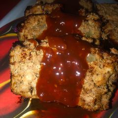 A picture of Stove top stuffing meat loaf.