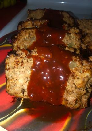 A picture of Stove top stuffing meat loaf.