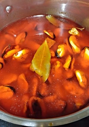 Una foto de Mejillones en escabeche