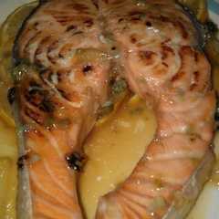 Foto principal de Salmón con salsa de miel