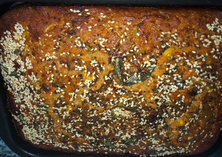Recipe: Yummy Namkeen vegetable cake