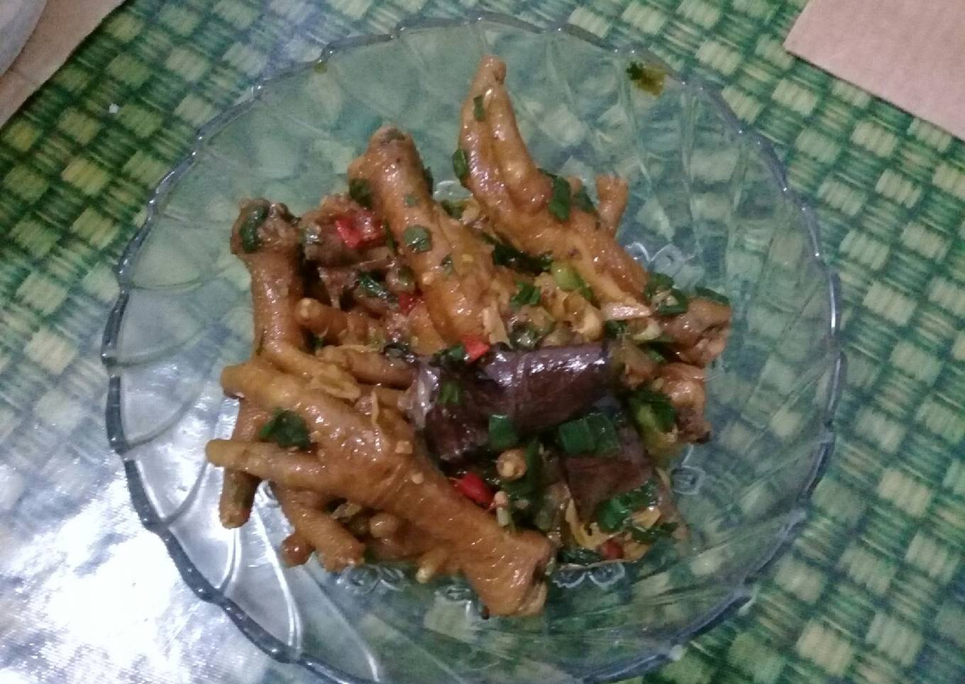 Ceker Bumbu Kecap ala Ibu