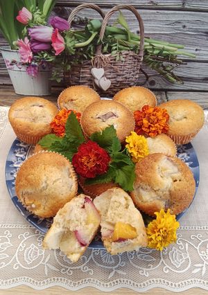 Pihe-puha nektarinos muffin recept fotója
