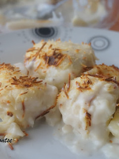Una foto de Coliflor con bechamel al horno