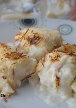 Una foto de Coliflor con bechamel al horno