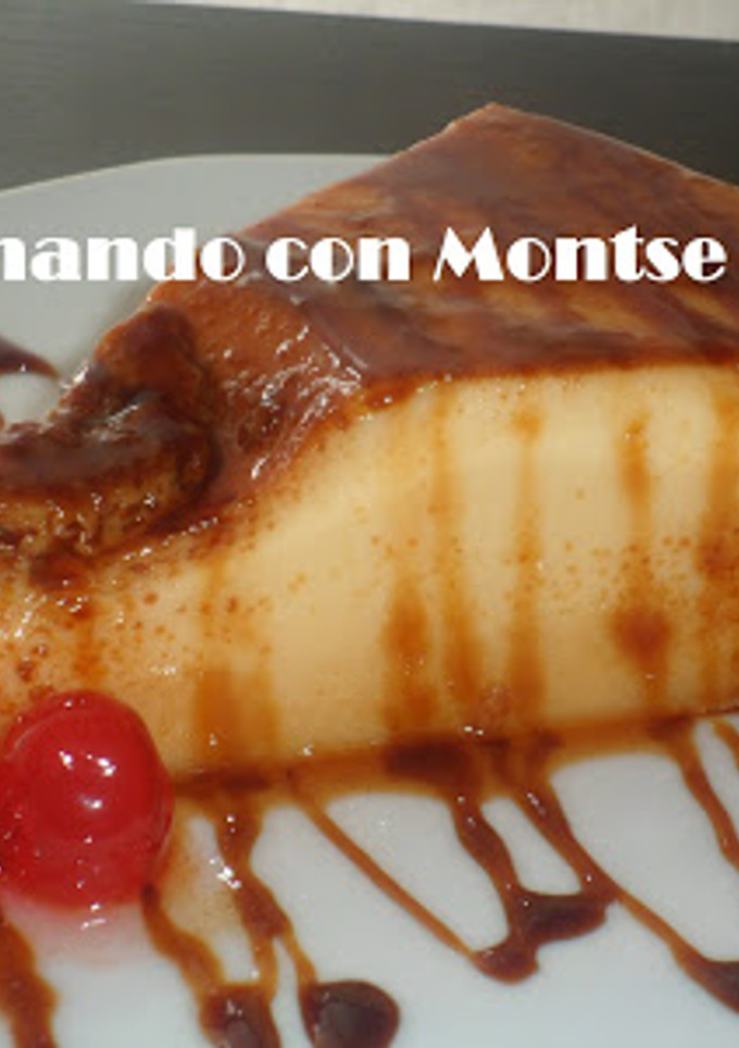 Una foto de Flan con magdalenas al microondas