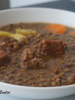 Una foto de Lentejas guisadas con chorizo