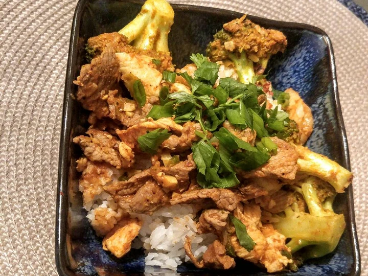 Easy Way Make Meat and Red Curry the So Delicious Really delicious