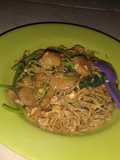 Mie goreng bayam enak praktis