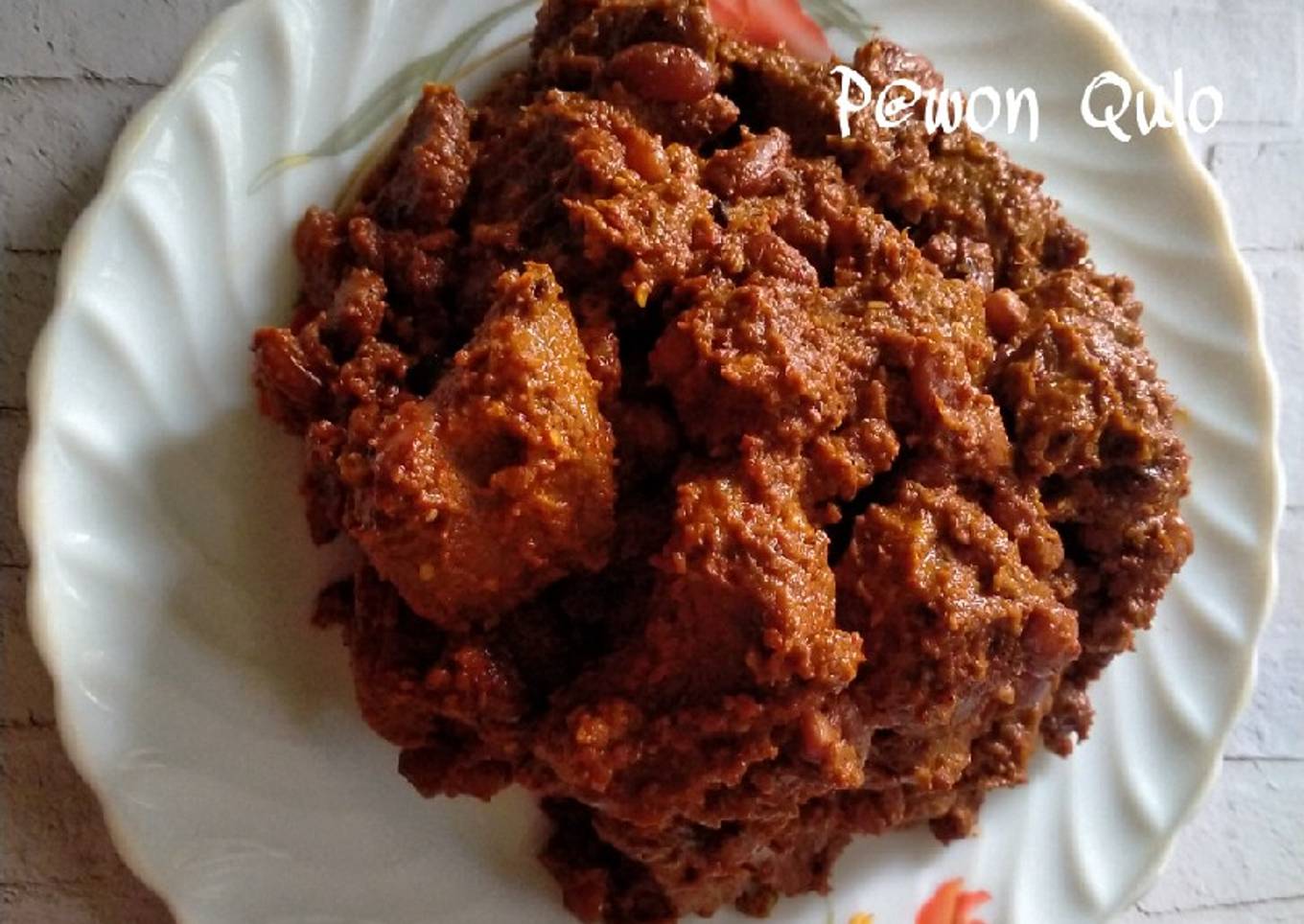 Rendang Daging Sapi Ala Chef William Wongso