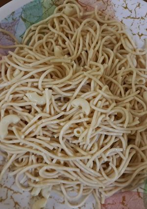 A picture of Taliya/macaroni da miya.