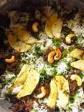 Fried Potato Dum Biryani