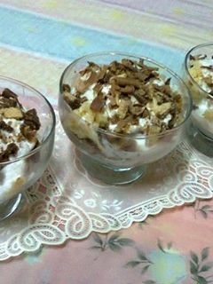 صورة لوصفة طريقة عمل كاسات الكيك بالكريمة