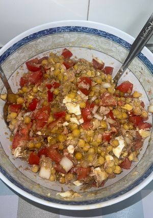 Foto principal de Ensalada de garbanzos