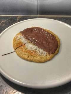 Una foto de Tortitas de avena y plátano