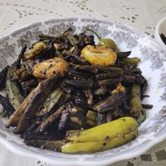 A picture of Fried okra.