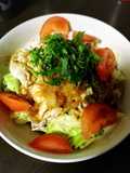 Pork Shabu-Shabu Salad with Delicious Sauce