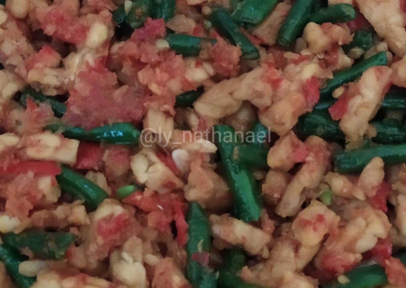Tumis Tempe Kacang Panjang Simple